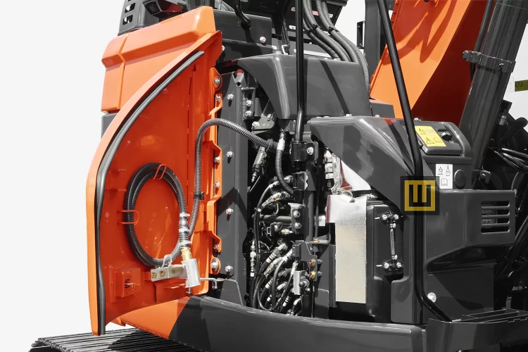 Koparka gąsienicowa Kubota U145 hydraulika
