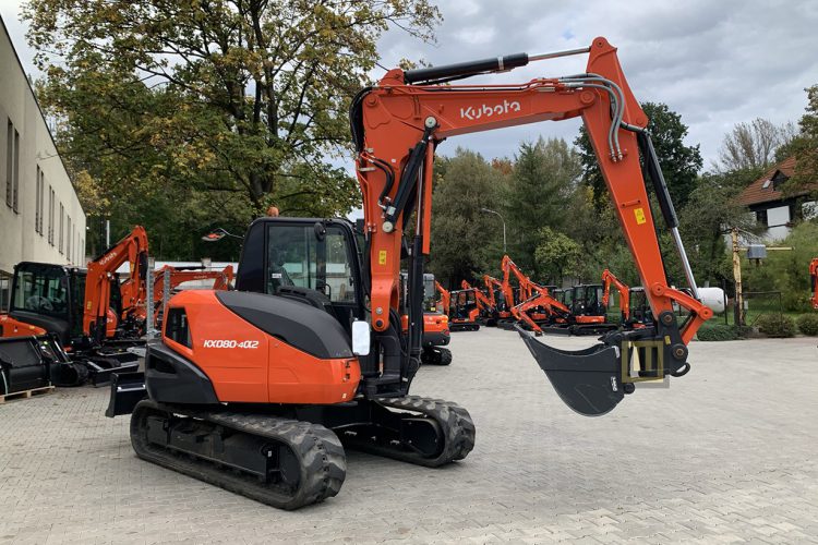 Minikoparka KUBOTA KX080-4