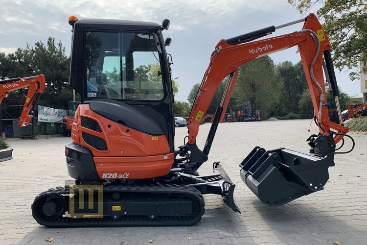 Minikoparka obrysowa Kubota U20-3