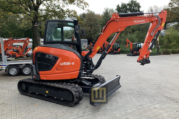 Minikoparka Kubota obrysowa U56-5