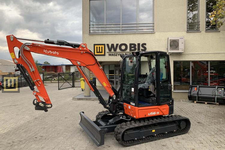 Minikoparka Kubota obrysowa U56-5 WOBIS