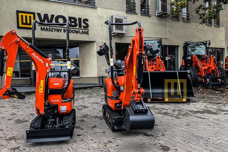 Minikoparka KUBOTA K008 i U10 WOBIS